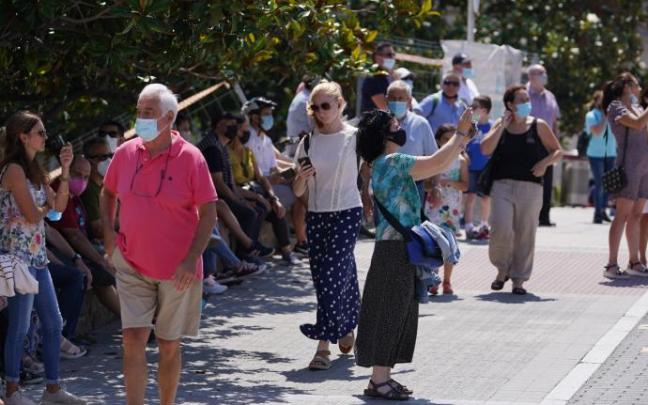 El goteo de contagios por coronavirus crece en Euskadi