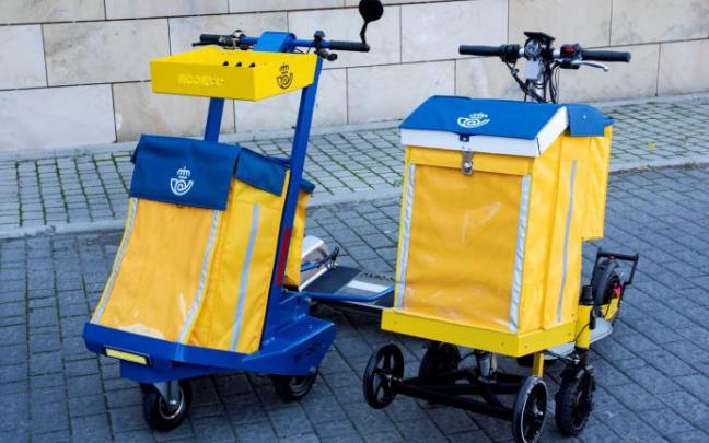 Correos probará en Vitoria el uso de patinetes eléctricos para el reparto urbano Correos probará en Vitoria el uso de patinetes eléctricos para el reparto urbano