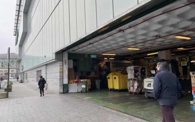 Muelle de carga de El Corte Inglés