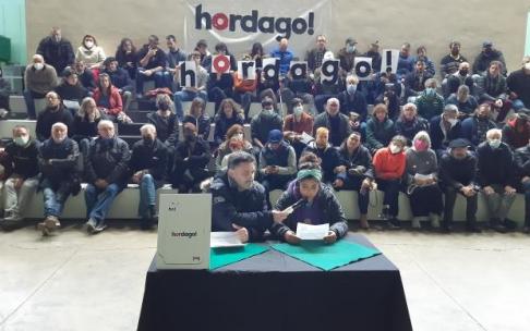 Lectura del manifiesto hoy en Cortes Lectura del manifiesto hoy en Cortes