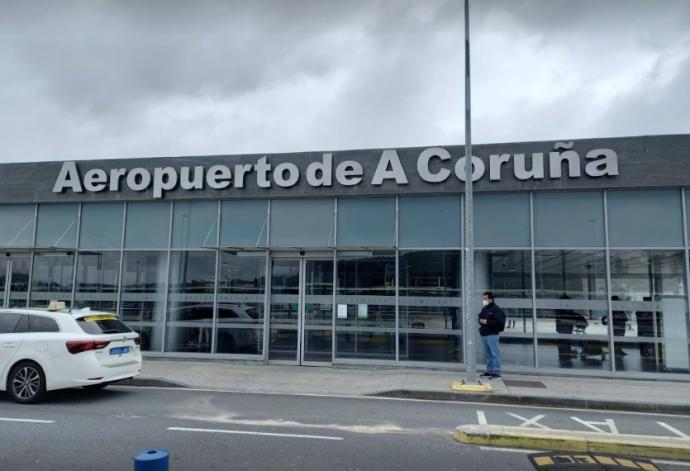 Imagen del aeropuerto de A Coruña.