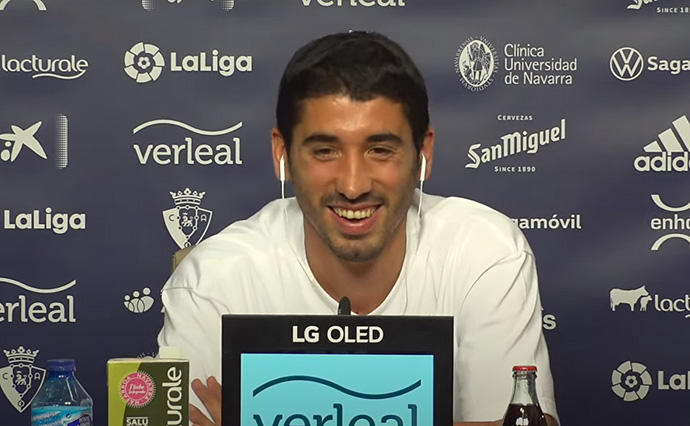 Cote, sonriente durante la rueda de prensa.