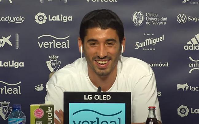 Cote, sonriente durante la rueda de prensa.