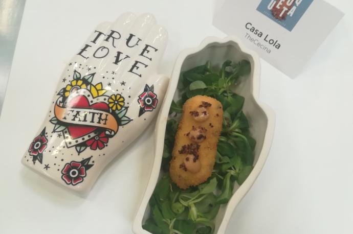 Imagen de la croqueta ganadora