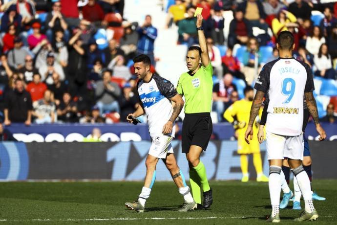 Cuadra Fernández, en un partido de Liga.