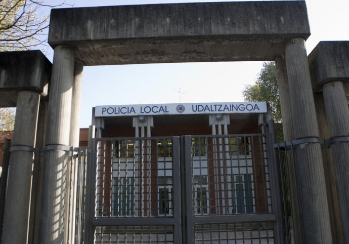 Las oficinas de la Policía Local en Agirrelanda.