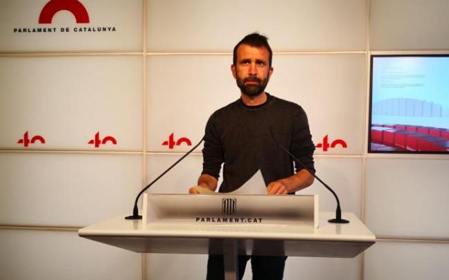 El diputado de la CUP Pau Juvillà. El diputado de la CUP Pau Juvillà.