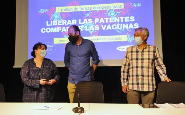 Itziar Irazabal, Yahcob Ruiz y Eduardo García Langarica han presentado la iniciativa. Itziar Irazabal, Yahcob Ruiz y Eduardo García Langarica han presentado la iniciativa.