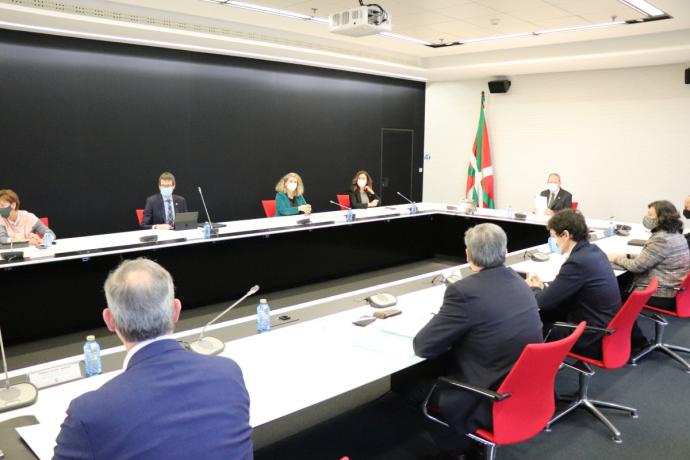 El Consejo Vasco de Finanzas se ha reunido esta mañana en Gasteiz.