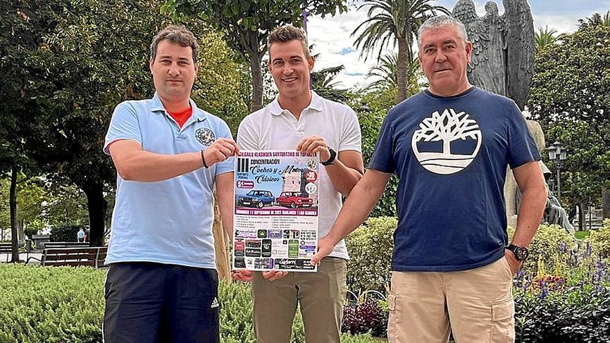 Más de cien coches clásicos tomarán el domingo el parque central de Santurtzi