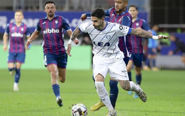 De la Fuente no dispuso de ninguna oportunidad para conseguir un gol en Ipurua. De la Fuente no dispuso de ninguna oportunidad para conseguir un gol en Ipurua.