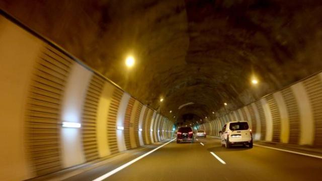 Interior del túnel de Belabieta, cuyas obras han concluido tras once meses
