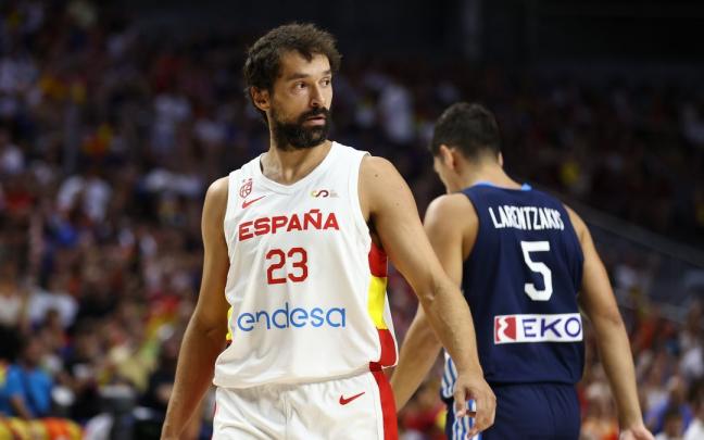 Sergio Llull en el &uacute;ltimo amistoso
