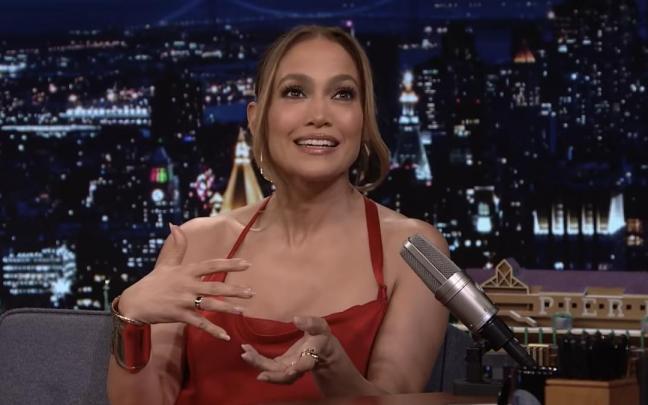 Jennifer Lopez en 'The Tonight Show'. Jennifer Lopez en 'The Tonight Show'.