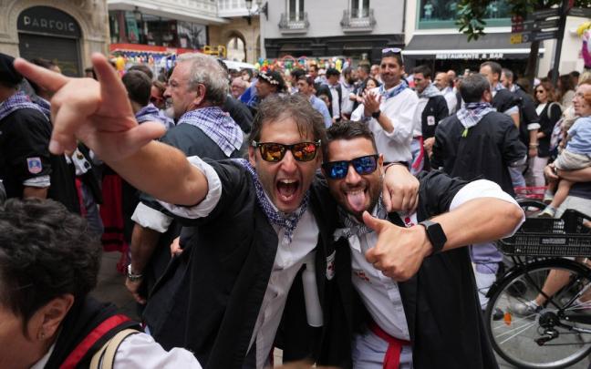 Primer paseillo de las fiestas de Santiago
