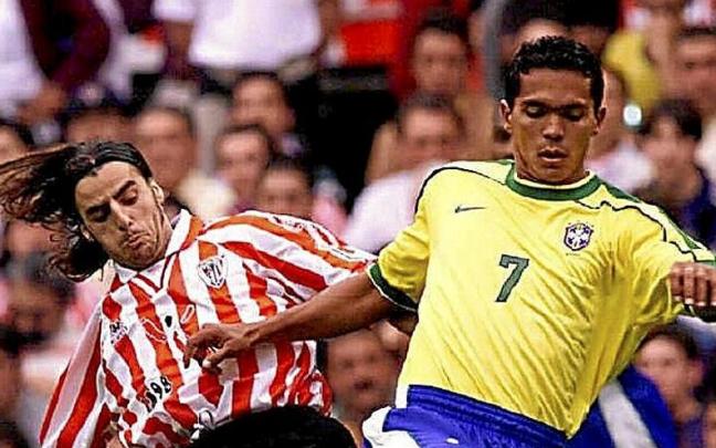 Alkiza y Giovanni, en el Athletic-Brasil del centenario.