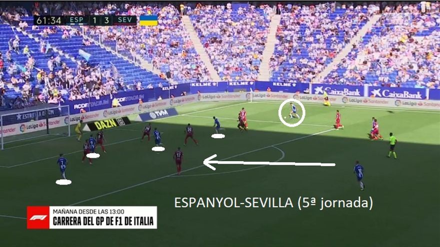 Y llegó la última vuelta de tuerca. No se trató de ninguna innovación táctica, pero fue otro movimiento con el que seguro que Imanol contaba de antemano, ante un rival que en fases de dominio te carga el área con hasta cuatro jugadores, en situaciones de centro lateral...