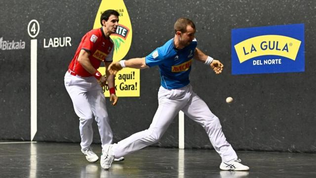 Aitor Elordi, en el partido ante Altuna III-Tolosa.