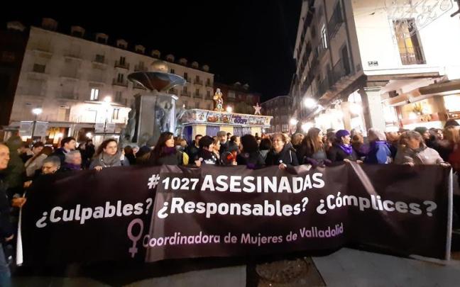 Manifestación con motivo del 25N en Valladolid. Manifestación con motivo del 25N en Valladolid.