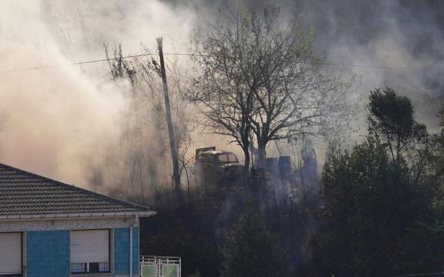 Incendio en Balmaseda