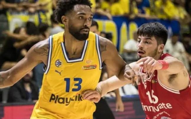 Darrun Hilliard, durante un partido con el Maccabi de Tel Aviv
