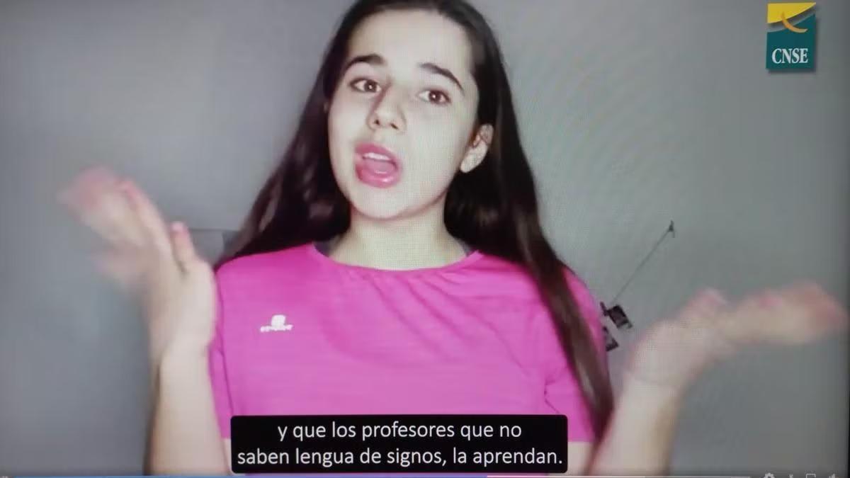 Otra imagen de la joven de Gasteiz.