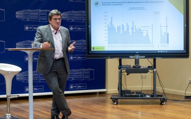 El ministro de Inclusión, Seguridad Social y Migraciones, José Luis Escrivá. El ministro de Inclusión, Seguridad Social y Migraciones, José Luis Escrivá.