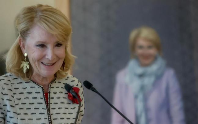 La expresidenta de la Comunidad de Madrid, Esperanza Aguirre. La expresidenta de la Comunidad de Madrid, Esperanza Aguirre.