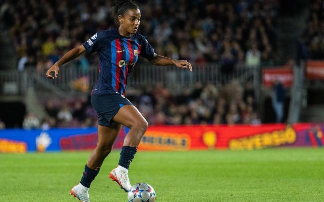 La jugadora del Barcelona Geyse Ferreira. La jugadora del Barcelona Geyse Ferreira.