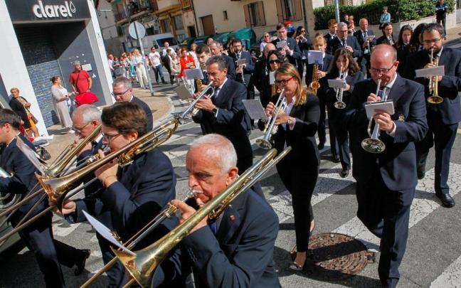 Procesi&oacute;n de fiestas de Huarte.