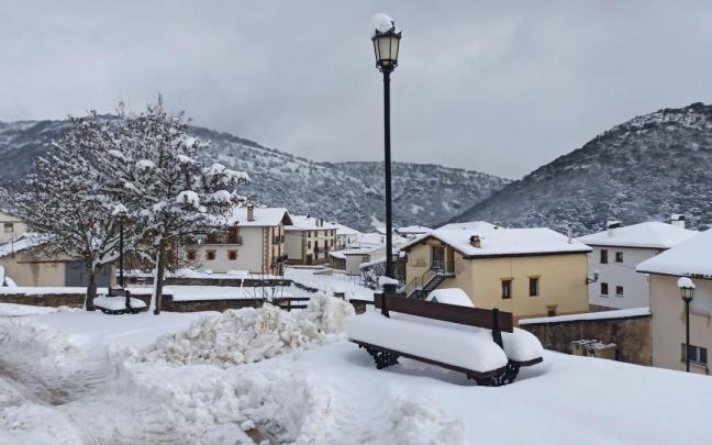 Estampa de Lezáun durante este fin de semana.