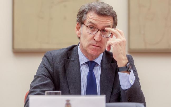 El líder del Partido Popular, Alberto Núñez Feijóo.
