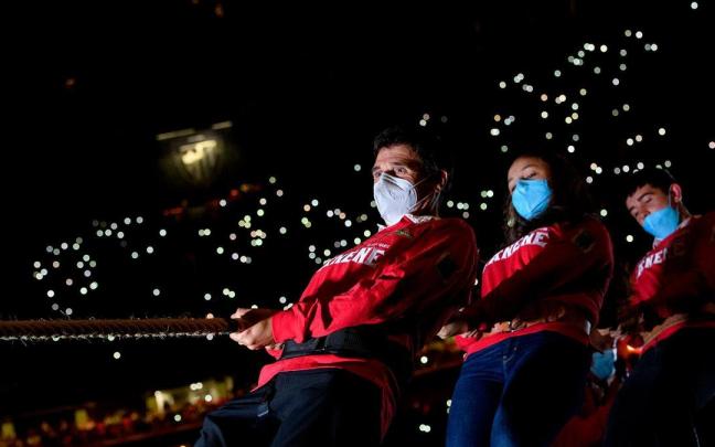 Imagen del Gaztedi en plena competición.