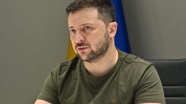 Volodimir Zelenski, presidente de Ucrania. Volodimir Zelenski, presidente de Ucrania.