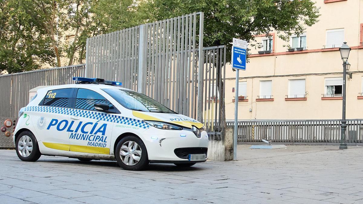 Vehículo policial de la Policía Municipal de Madrid.