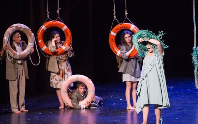 Un momento de la ópera infantil 'Itsasotik' Un momento de la ópera infantil 'Itsasotik'