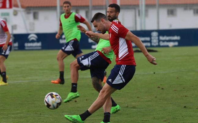 Moi Gomez en un entrenamiento pasado.