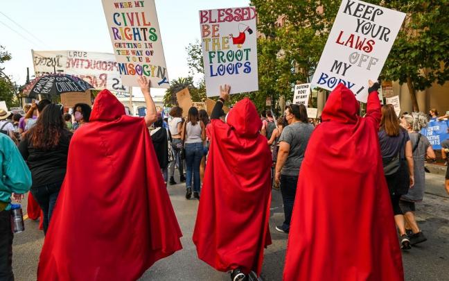Manifestación a favor del aborto en EEUU. Manifestación a favor del aborto en EEUU.