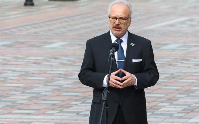 El presidente de Letonia, Egils Levits.