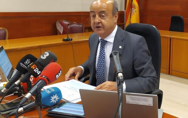 El presidente del Tribunal Superior de Justicia de Catalunya, Jesús María Barrientos.