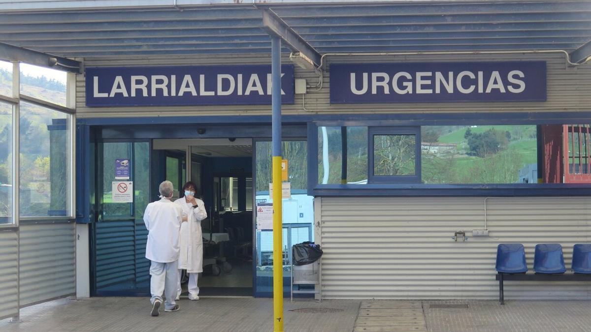 Imagen del exterior del Servicio de Urgencias del Hospital de Zumarraga