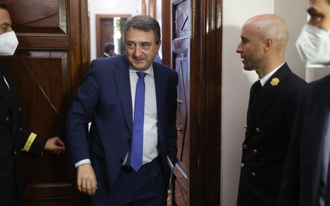 El portavoz del PNV en el Congreso de los Diputados, Aitor Esteban. El portavoz del PNV en el Congreso de los Diputados, Aitor Esteban.