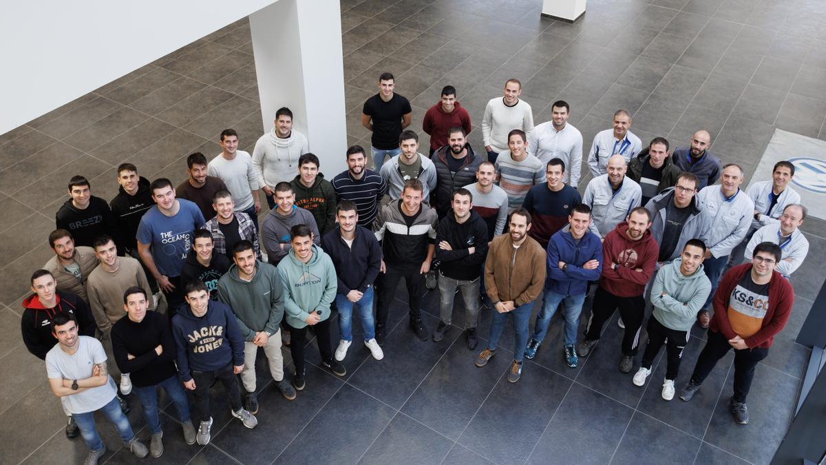 Participantes en el Día del Aprendiz de Volkswagen Navarra