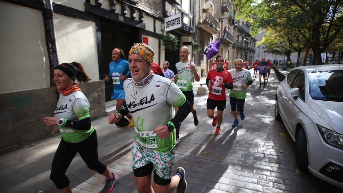 Corredores en la VIII Carrera Solidaria de Anfas.