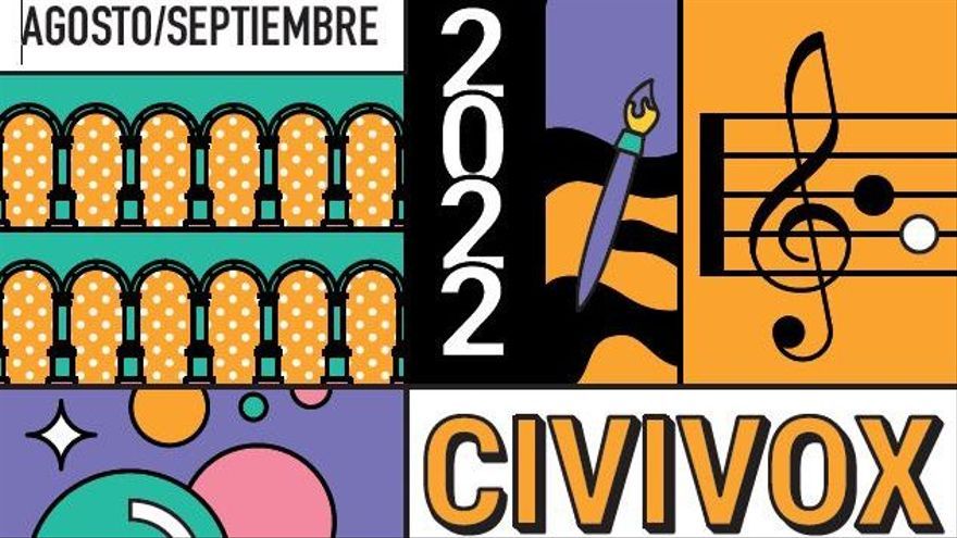 Cartel de las actividades ofrecidas por Civivox.