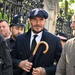 David Beckham, tras acudir a la capilla ardiente de Isabel II