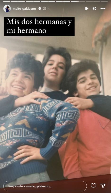 Los hermanos Galdeano, muy morenos de pequeños.