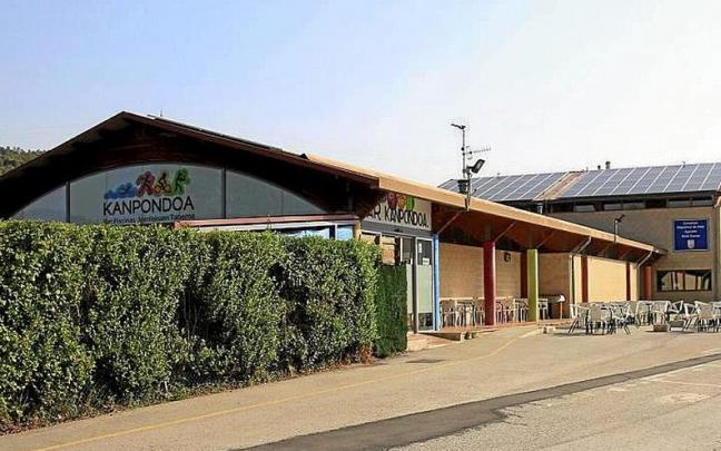 Instalaciones de la sociedad pública Kanpondoa en Aoiz.