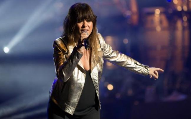 Vanesa Martín en un concierto en Pamplona en 2018. Vanesa Martín en un concierto en Pamplona en 2018.