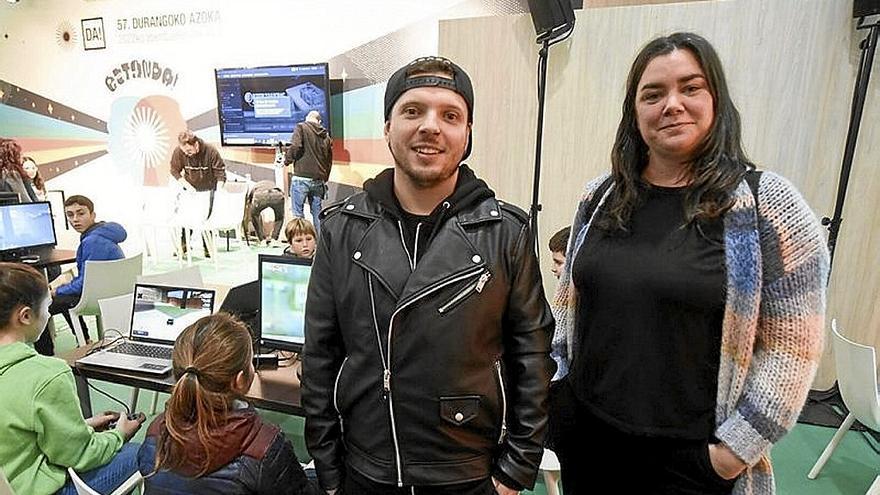 Eneko Zubiaur y Eider Eibar.